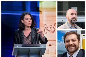 Renata Cambra continua alvo do grupo de Mário Machado (em cima) e Vasco Serra Santos