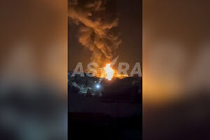 Chamas descontroladas consomem refinaria de petróleo russa após ataque da Ucrânia