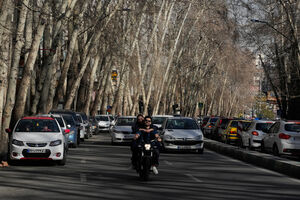 Estrada a norte do Irão