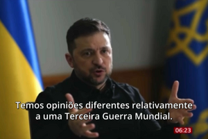 Zelensky acusa Putin de ter iniciado "Terceira Guerra Mundial" e exige maior pressão sobre Moscovo