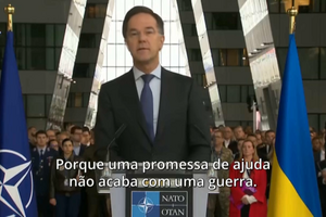 Mark Rutte diz que Europa não está em paz enquanto a guerra na Ucrânia continua 