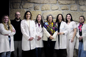 A equipa do SMAC, liderada pela provedora da Santa Casa da Misericórdia do Marco de Canaveses, Maria Amélia Ferreira (ao centro).