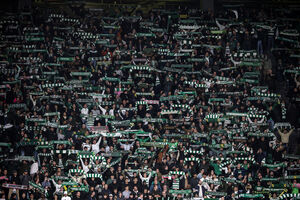 Adeptos do Sporting nas bancadas de Alvalade