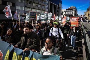 Protestos contra o Pacote Laboral