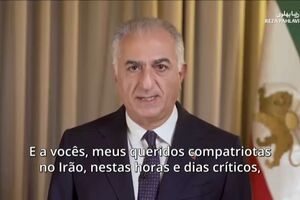 Príncipe herdeiro do Irão pede aos iranianos que contribuam para uma transição pacífica de poder