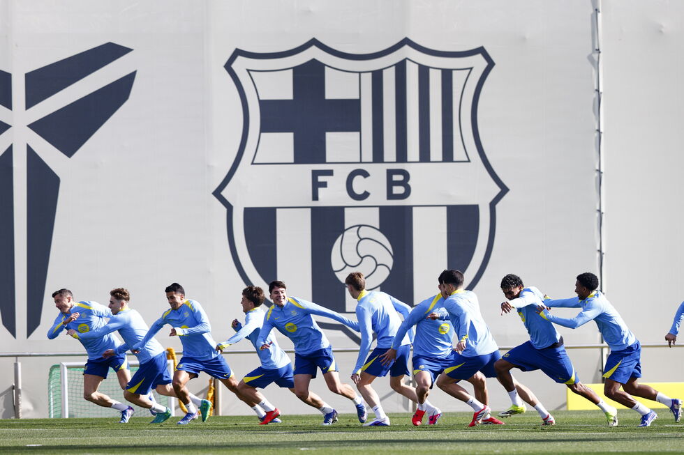 Treino do FC Barcelona