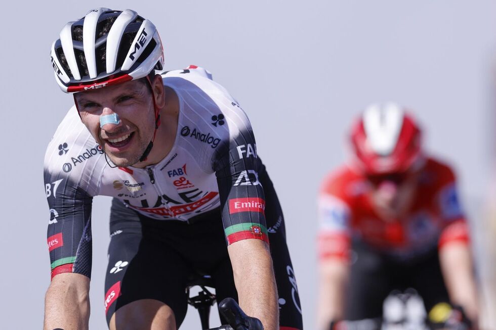 João Almeida não conseguiu levar a melhor sobre Evenepoel 