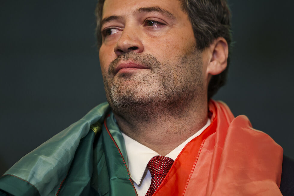 André Ventura depois do discurso de derrota