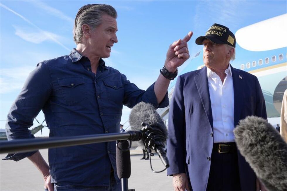 Gavin Newsom e Donald Trump