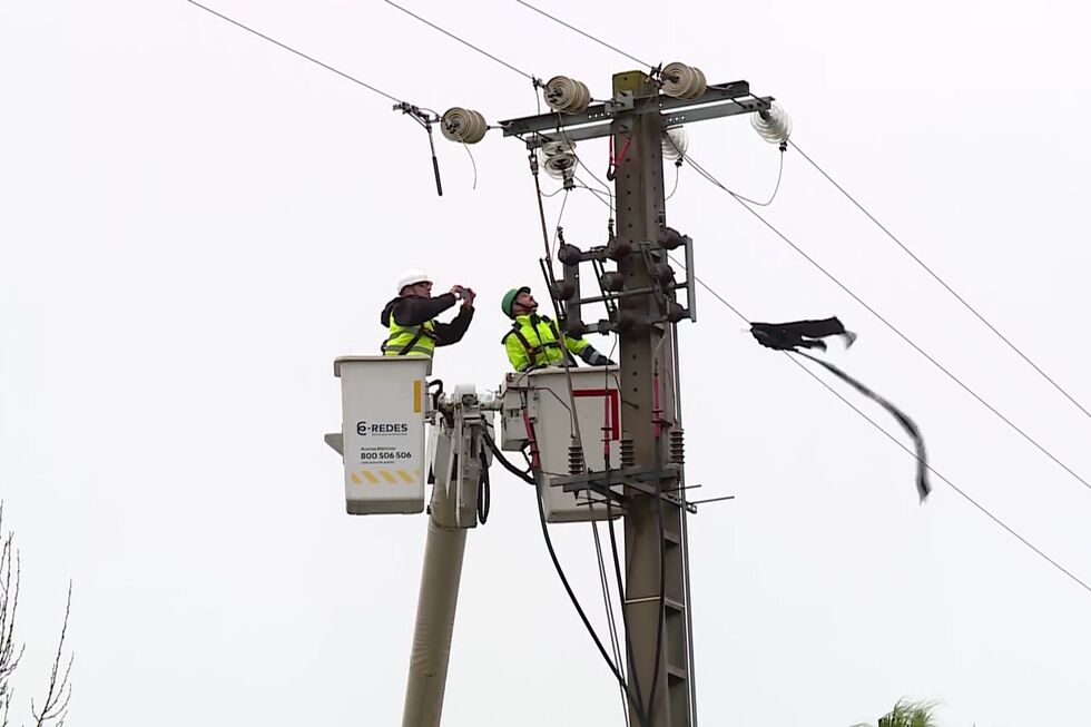 E-Redes investiga acidente de trabalho mortal em Leiria durante reposição da rede elétrica