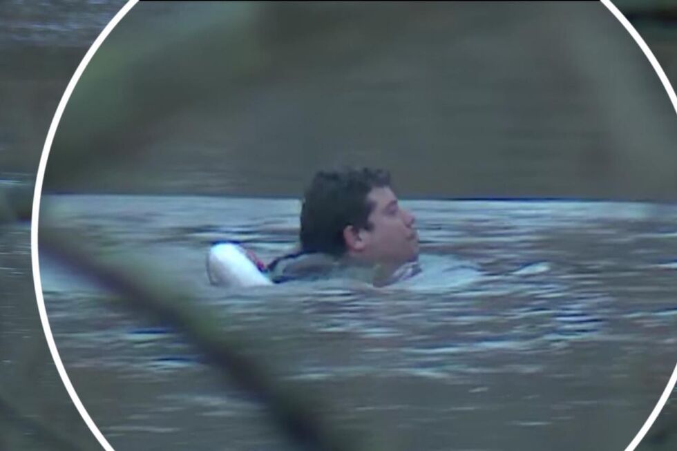 Homem cai à água em zona inundada pelo rio em Estarreja. Esteve agarrado uma hora a uma árvore antes de ser resgatado