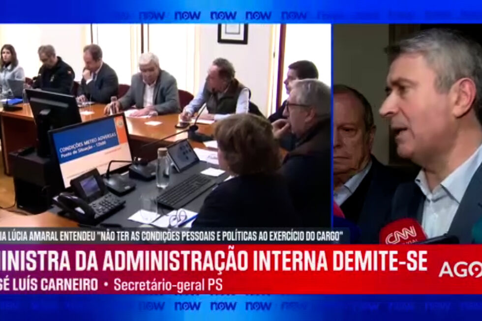 Demissão da ministra da Administração Interna "é a prova de que o Governo falhou", considera José Luís Carneiro