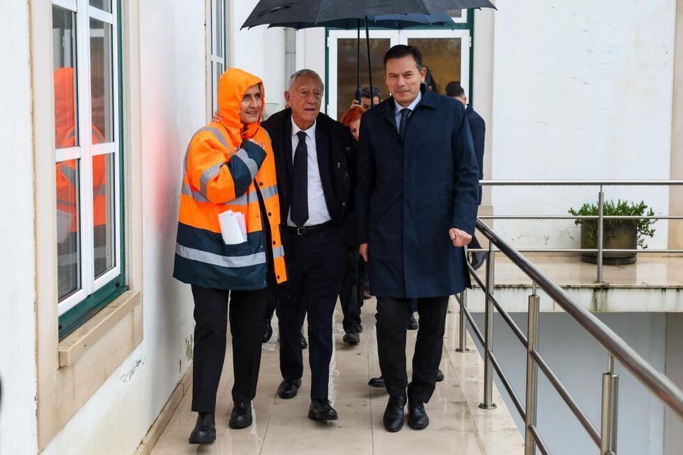 Luís Montenegro visitou esta quarta-feira a região de Coimbra