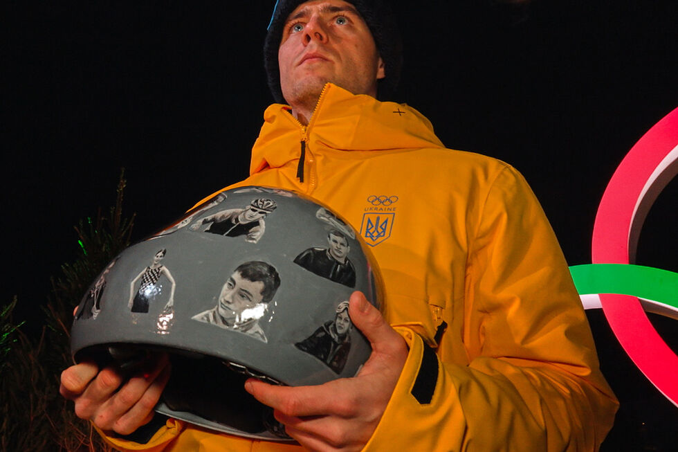  Vladyslav Heraskevych foi esta quinta-feira banido da competição nos Jogos Olímpicos