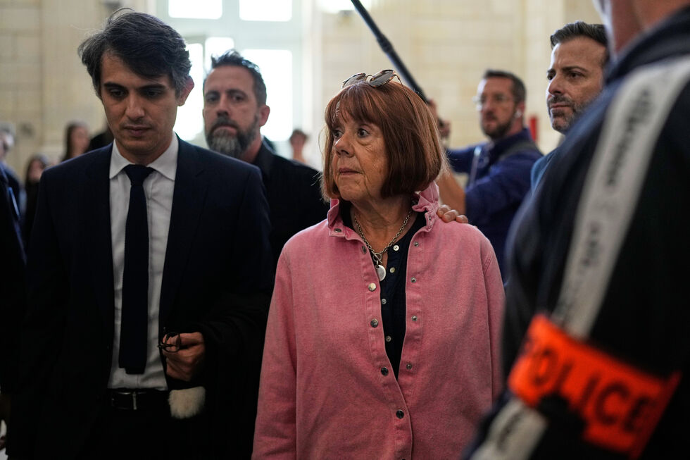Gisèle Pelicot, de 73 anos, no julgamento do marido