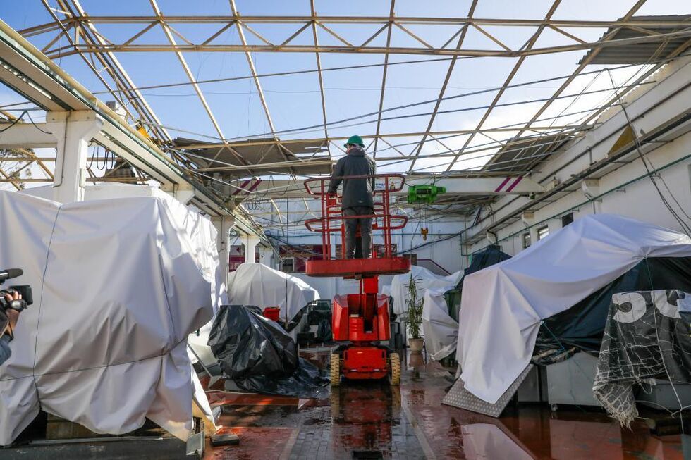 Efeitos do mau tempo em Leiria