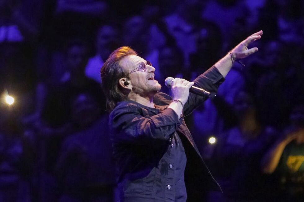 Bono, vocalista dos U2