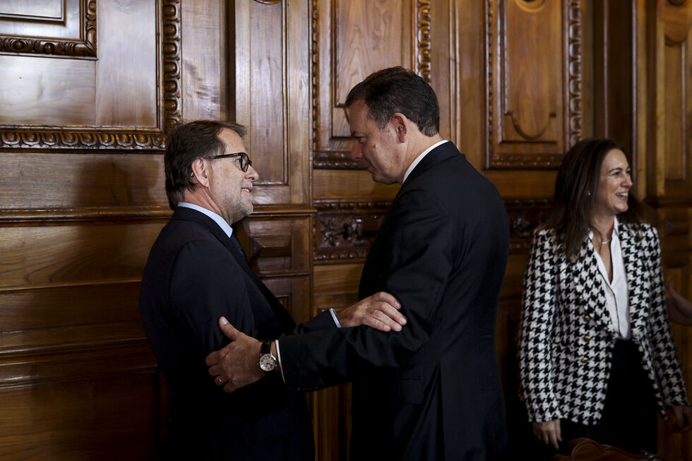 Luís Neves com Luís Montenegro