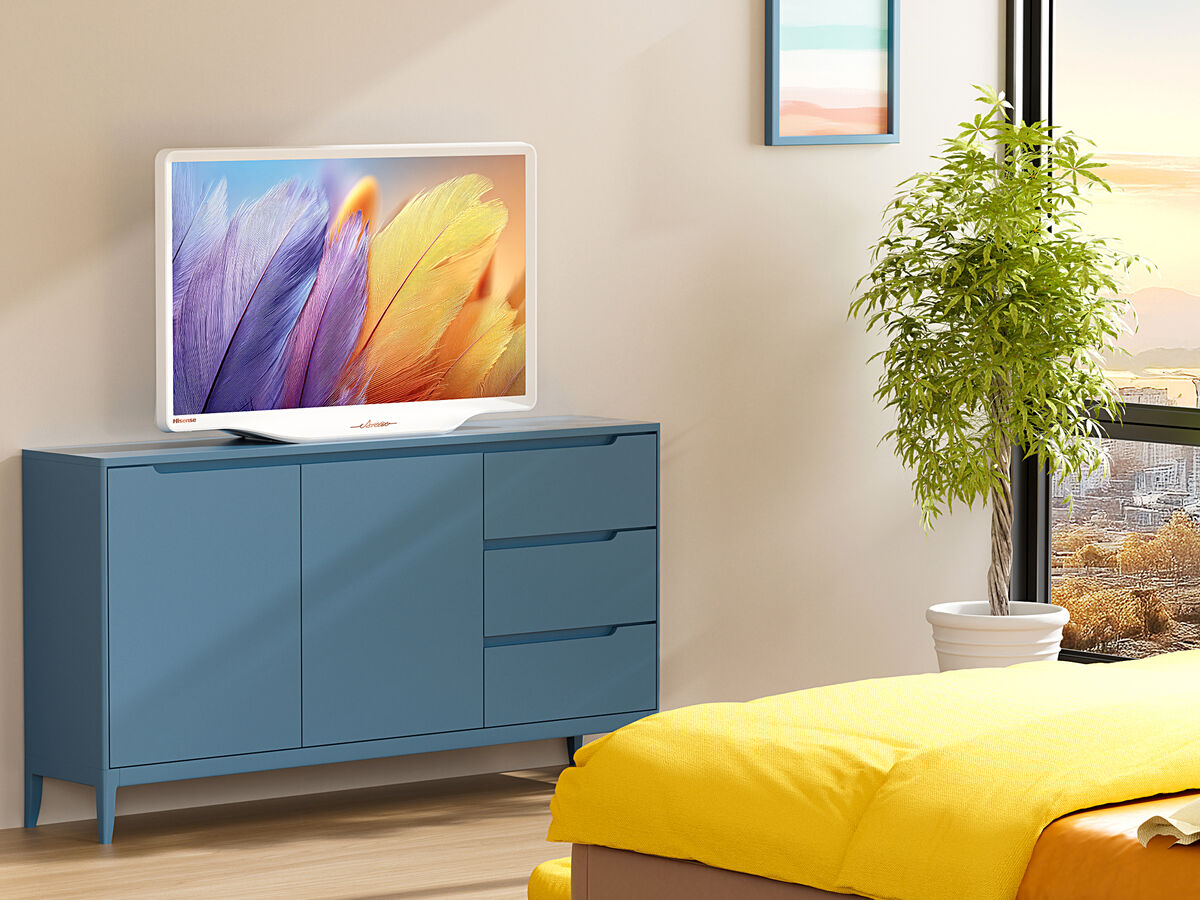 Uma televisão para ajudar na decoração