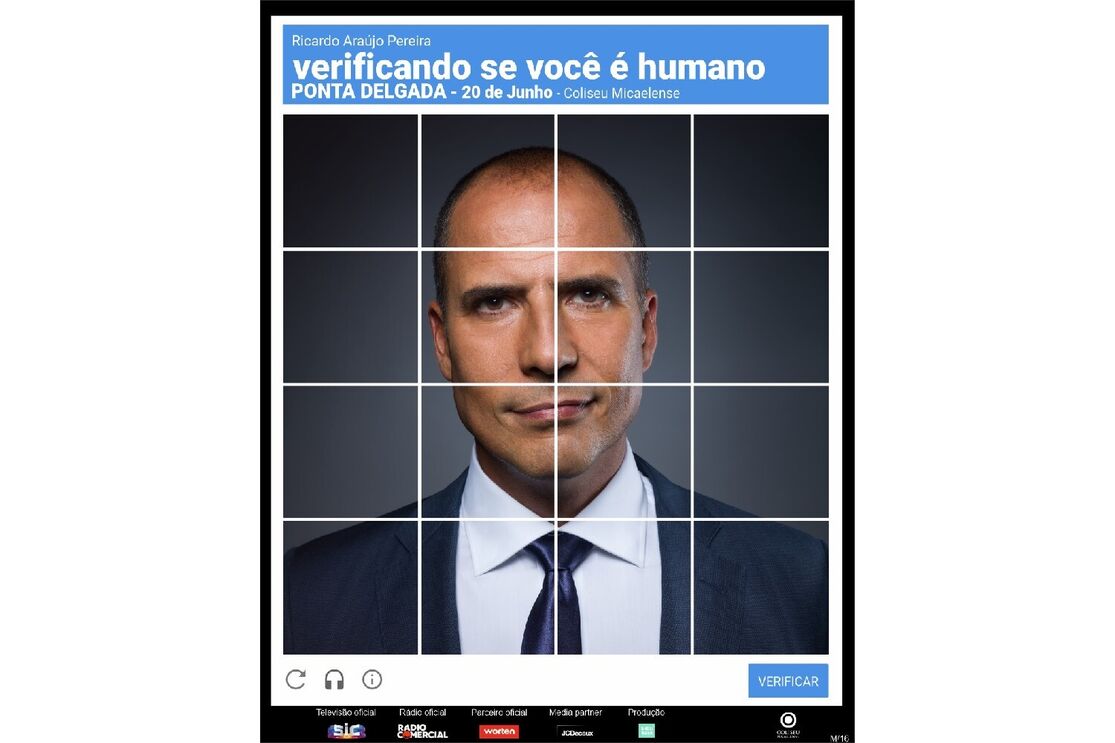 Ricardo Araújo Pereira apresenta-se em Ponta Delgada para verificar a humanidade