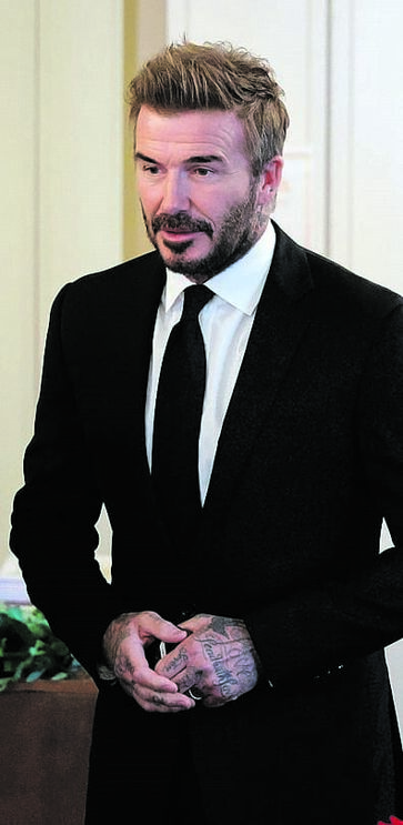 David Beckham foi treinado na seleção inglesa por Eriksson