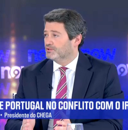 André Ventura: 'Governo quer fazer reformas na sua própria cabeça e no seu próprio mundo'