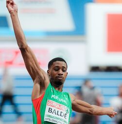 Gerson Baldé sagra-se campeão mundial do salto em comprimento de pista curta
