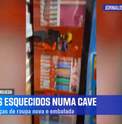 Repórter SÁBADO na íntegra: Centenas de donativos fechados em cave no centro humanitário da Cruz Vermelha no Cartaxo