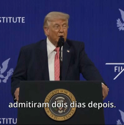 Presidente dos EUA refere-se ao estreito de Ormuz como 'Estreito de Trump'