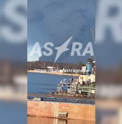 Imagens mostram ataques a portos petrolíferos em território russo