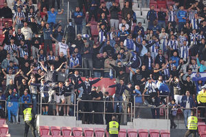 Adeptos do FC Porto na Luz