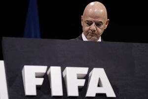 Gianni Infantino no início do 69º Congresso da FIFA 