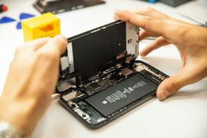 Reparação de um telemóvel