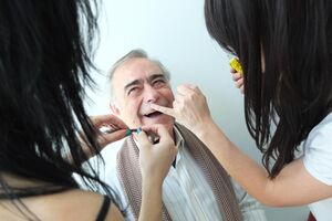 O jornalista a preparar-se para assumir o papel de diretor