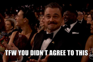 O momento em que é criado um novo ‘meme’ com Leonardo DiCaprio durante a cerimónia dos Óscares