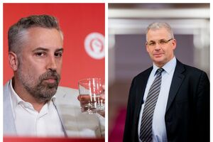 Pedro Nuno Santos e Ricardo Gonçalves 