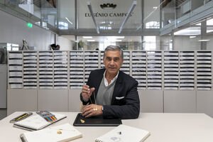 Eugénio de  Campos é  presidente  executivo e  criativo da marca com o seu nome
