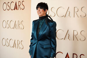 Diane Warren à chegada à cerimónia dos Óscares no último domingo