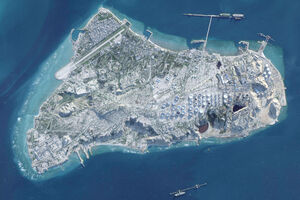 Foto de satélite mostra a Ilha Kharg