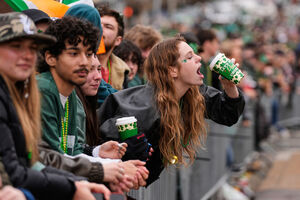 Desfile em Boston, nos Estados Unidos