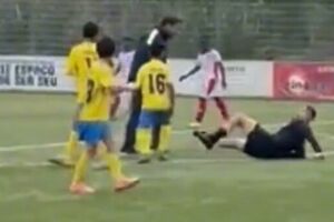 Treinador do Bobadelense foi despedido após esta brutal agressão a árbitro num jogo de sub-11
