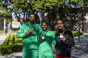 Gerson Baldé, Agate Sousa e Isaac Nader