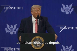 Presidente dos EUA refere-se ao estreito de Ormuz como "Estreito de Trump"