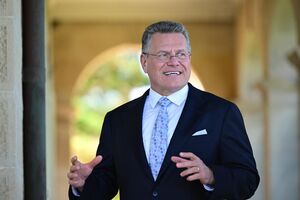 Maros Sefcovic, comissário de Comércio da União Europeia