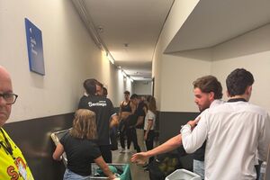 Jogadores precisaram de ser assistidos