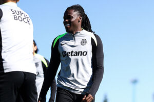 Geovany Quenda está de regresso aos treinos do Sporting