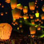 Festival de lanternas ilumina o céu de Taipé para marcar o fim das festividades do Ano Novo Lunar 