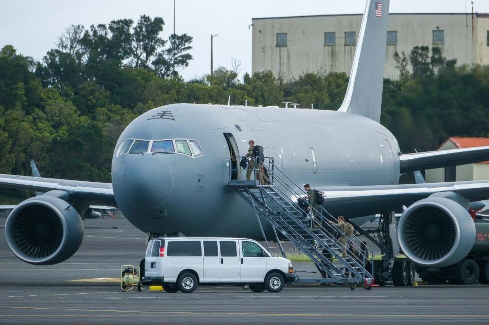 Militares norte-americanos na Base das Lajes