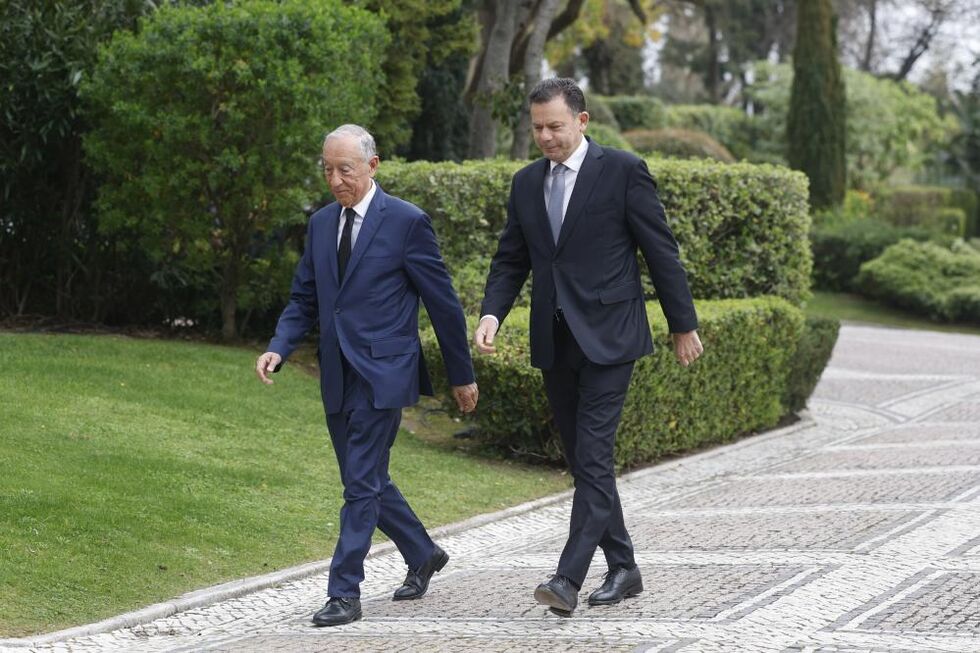 Marcelo Rebelo de Sousa e Luís Montenegro