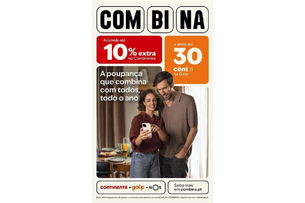 Campanha Continente, Galp e NOS: poupança que combina com todos